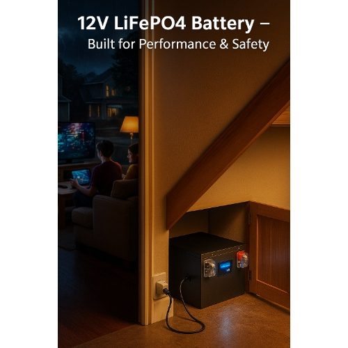12V 100AH LiFePO4 Battery | Deep Cycle Solar & RV Energy Storage